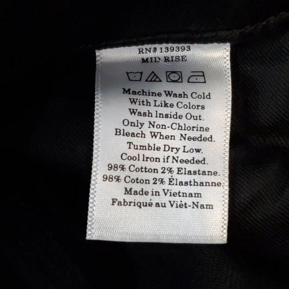 Everlane Mid Rise Ankle Skinny Jeans in Black - Picture 7 of 7